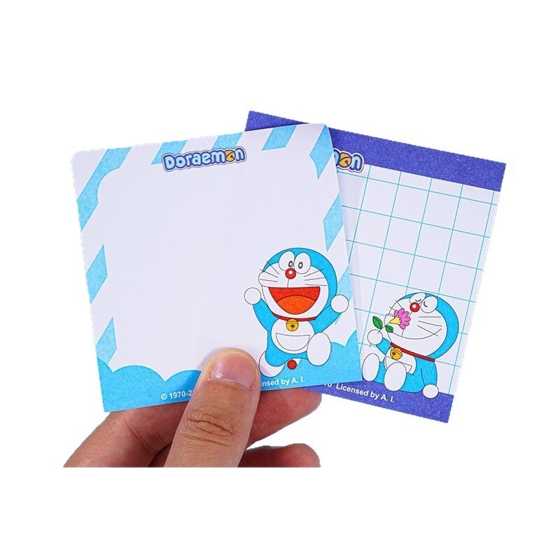 Stationery Office - 4 Buah Catatan Tempel Doraemon Perlengkapan