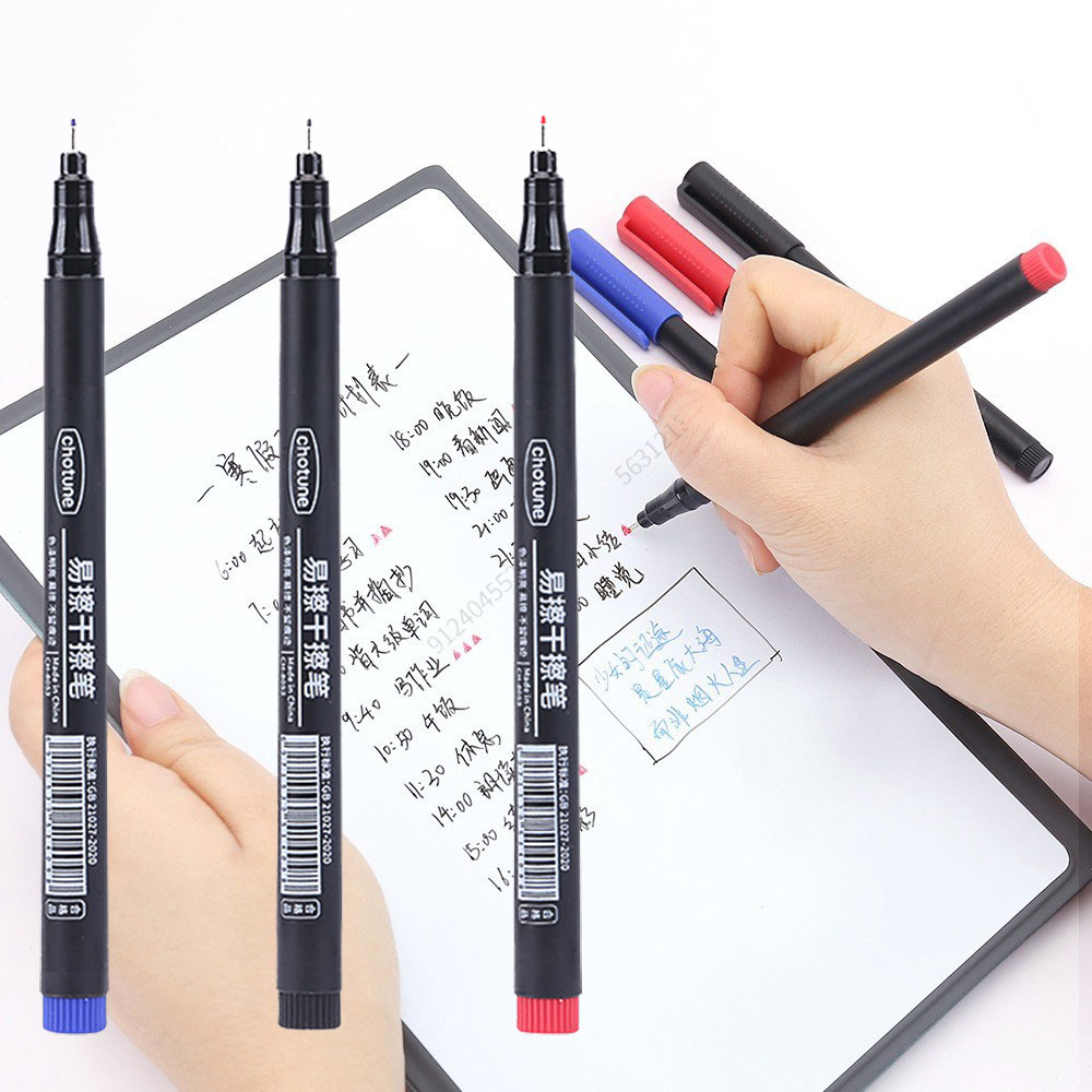 Whiteboard Marker Set - 1/3 Buah 0.5Mm Spidol Seni Hapus