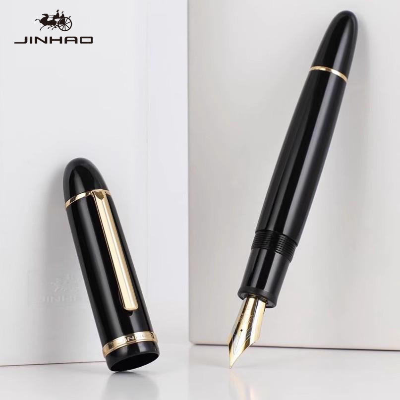 Stationery Supplies Business - JINHAO X159 pulpen logam emas klip