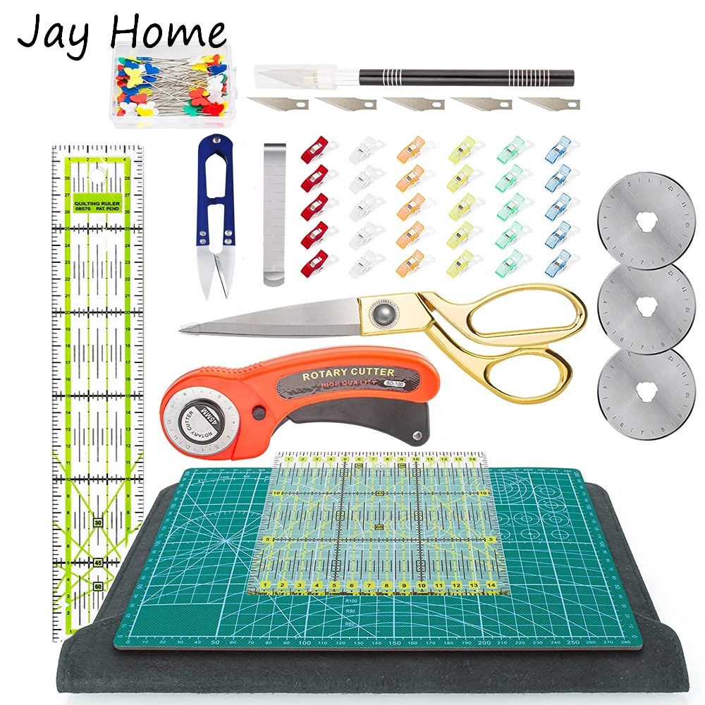 Scissors Stainless Craft - 42 Buah Set Pemotong Putar 45Mm