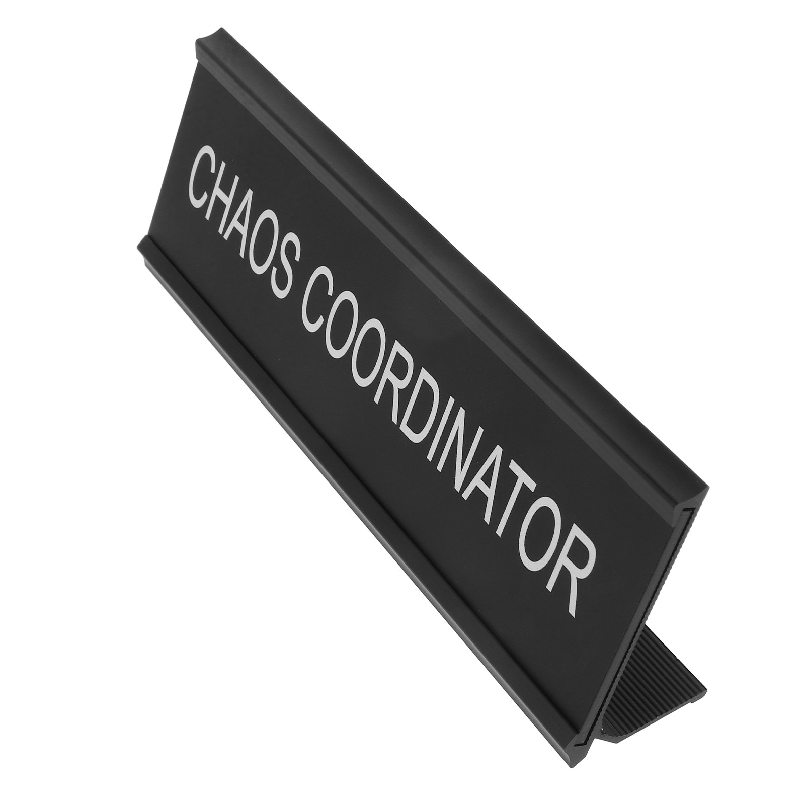 Desk Name Plate - Plakat Meja Berbentuk L dari Paduan