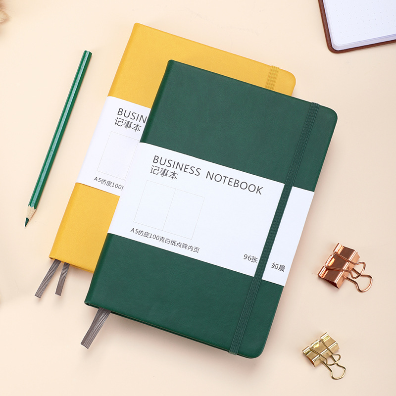 Notebook Dotted A5 - Buku Catatan Bersampul Keras A5 -