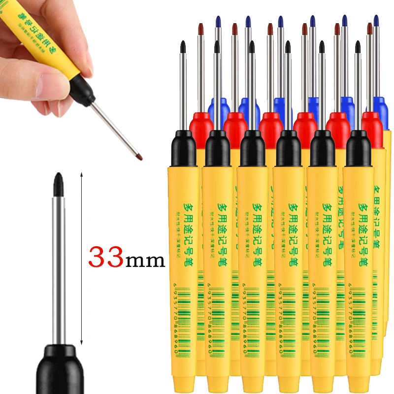 Whiteboard Marker Set - 6 Buah/Set 33Mm Pena Penanda Kepala