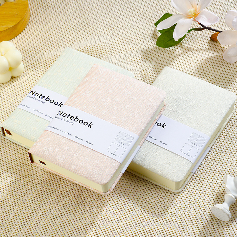 Notebook Dotted A5 - Buku Catatan Kain Kecil A6 Portabel