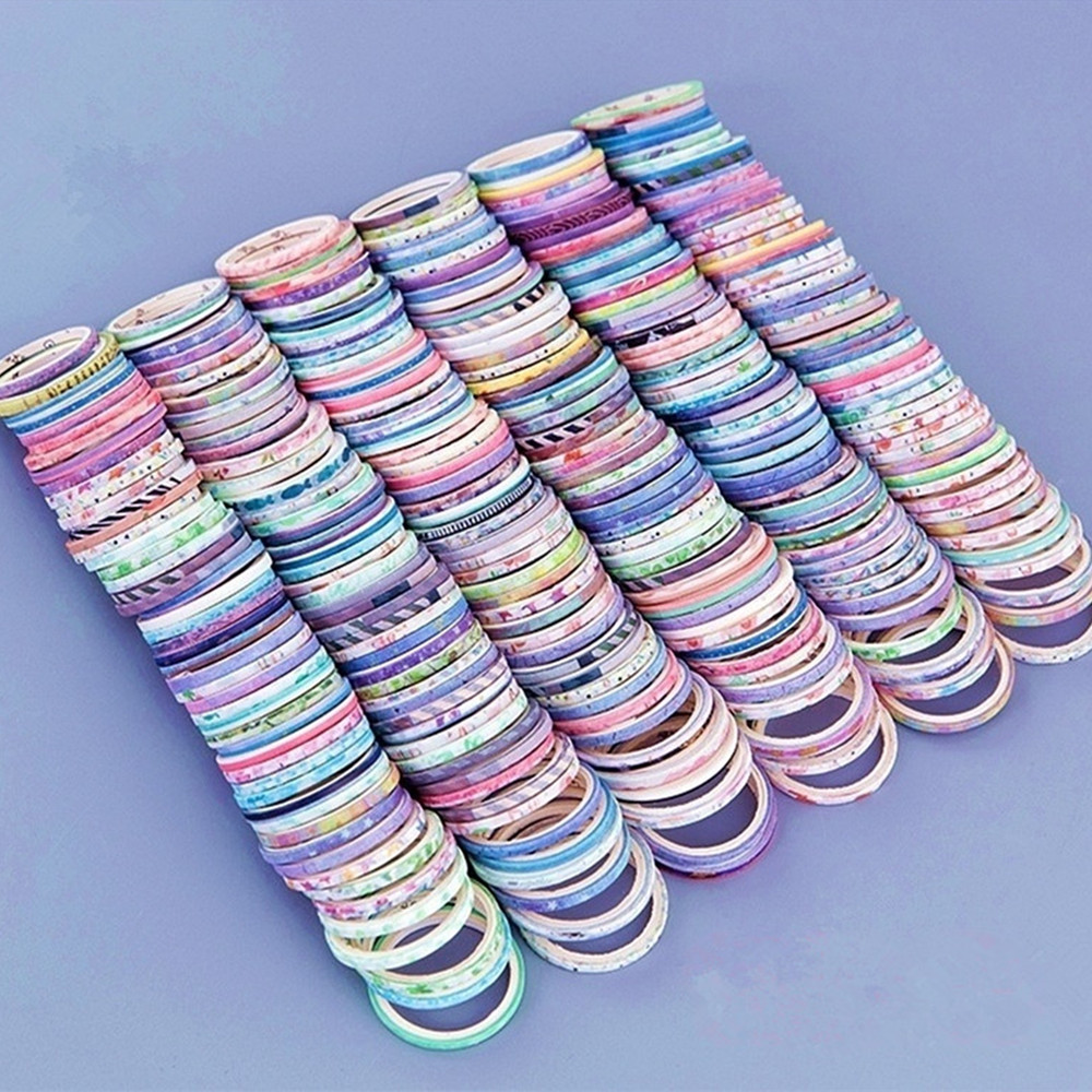Washi Tape Set - Set Selotip Washi Gulungan 20/50, Selotip