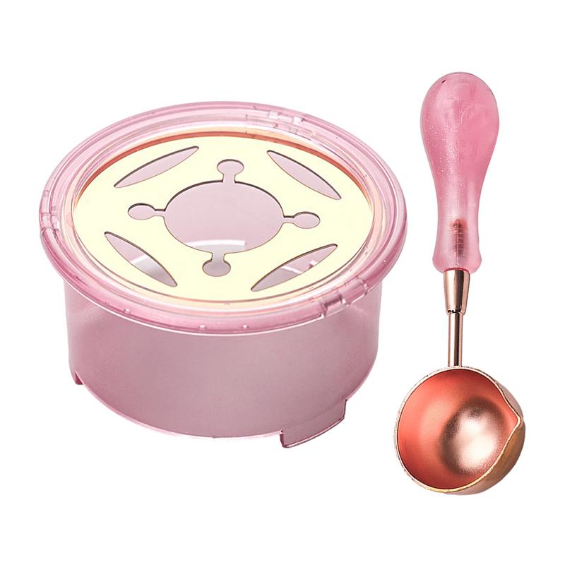 Wax Seal Stamp Kit - Kit penyegel lilin Kit pemanas, sendok