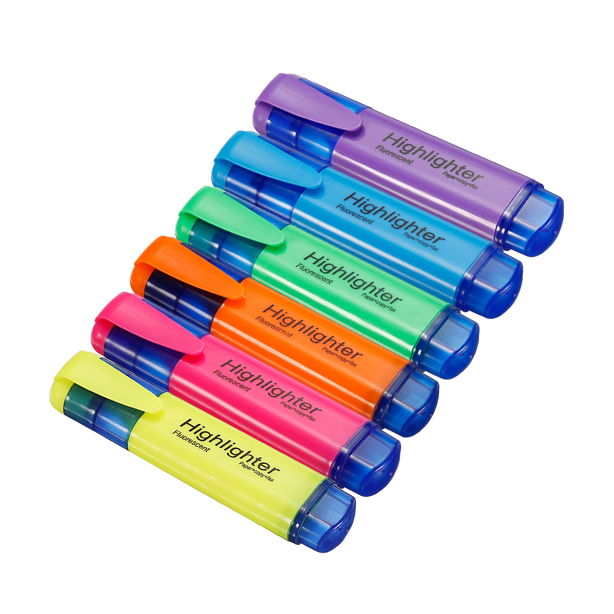 Highlighter Set Pastel - 4/6 buah pena neon Highlighter ujung
