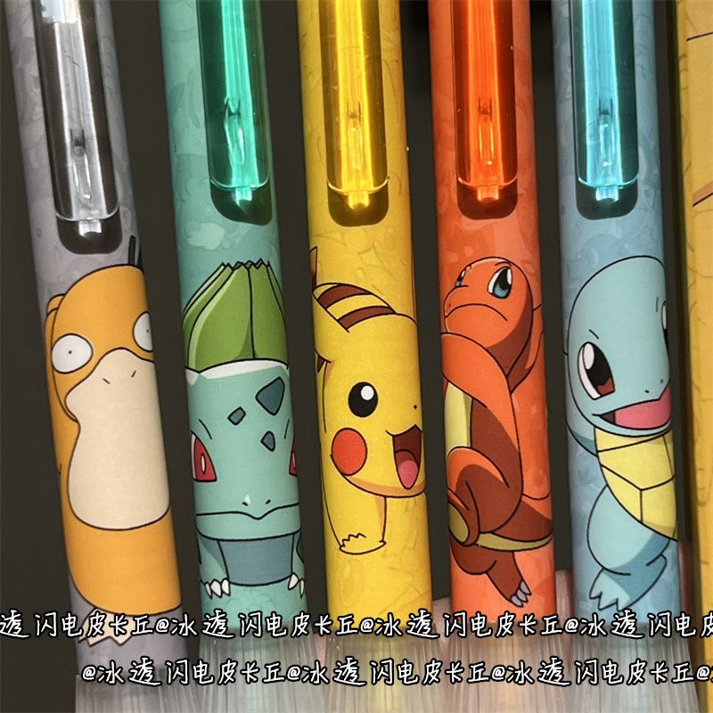 Fountain Pen Ink - Pena Gel Silikon Transparan Pokemon Dapat