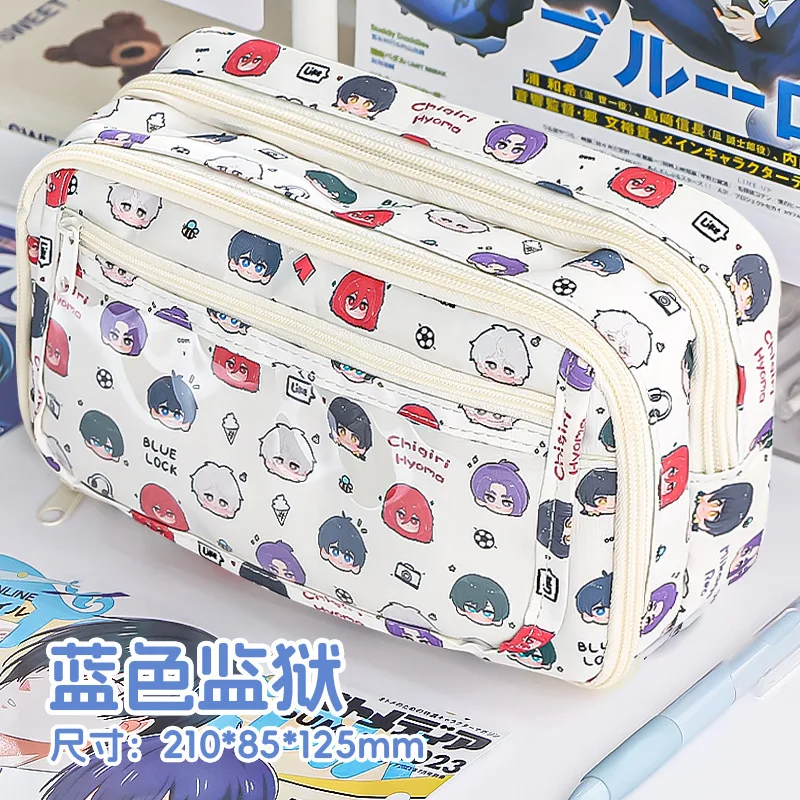 Stationery Office - Tas Pensil Anime Blue Lock Itabag