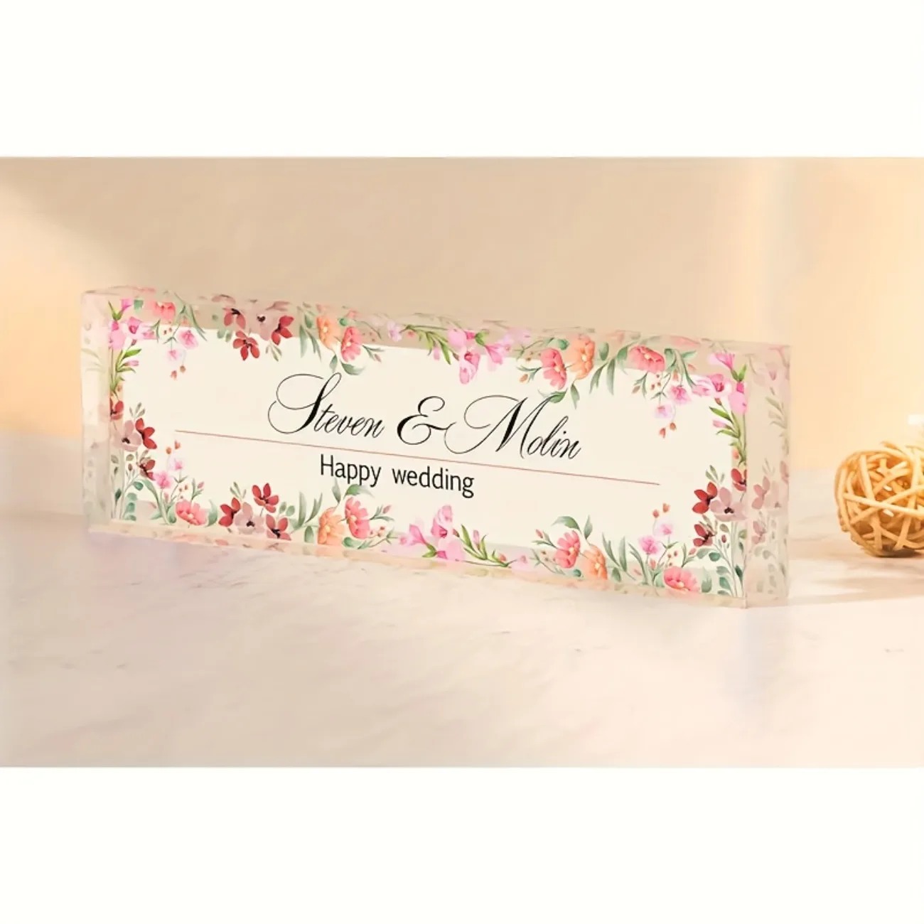 Desk Name Plate - Papan Nama Meja Akrilik 2D yang
