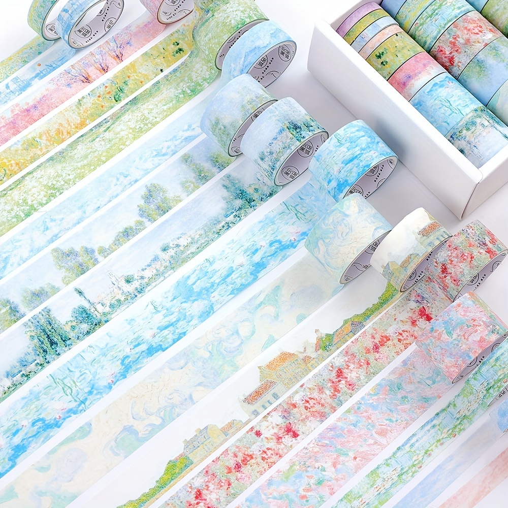 Washi Tape Set - 20 Gulungan Set Selotip Washi Vintage