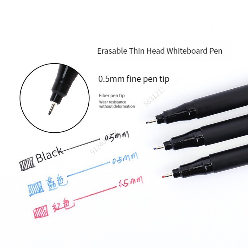 1/3 Buah 0.5Mm Spidol Seni Hap - Whiteboard Marker Set ulasan dan harga