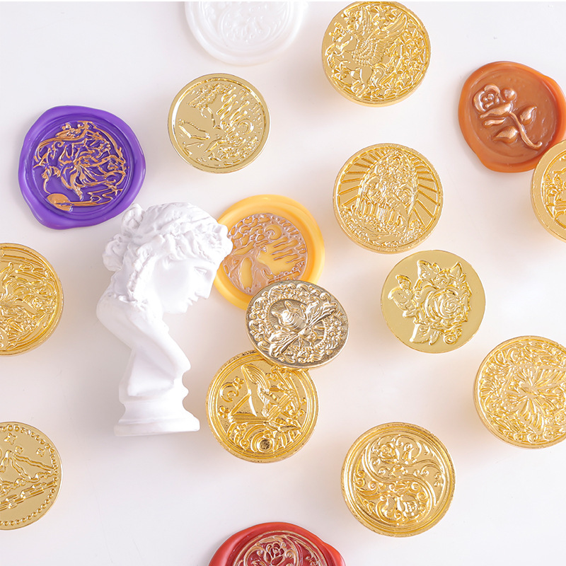 Cap segel lilin logam 3D Retro - Wax Seal Stamp Kit ulasan dan harga