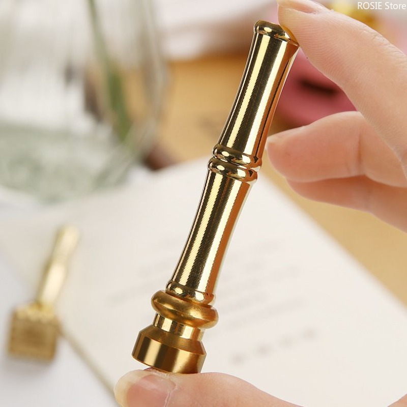 Pegangan Stempel Kuningan Bent - Wax Seal Stamp Kit ulasan dan harga