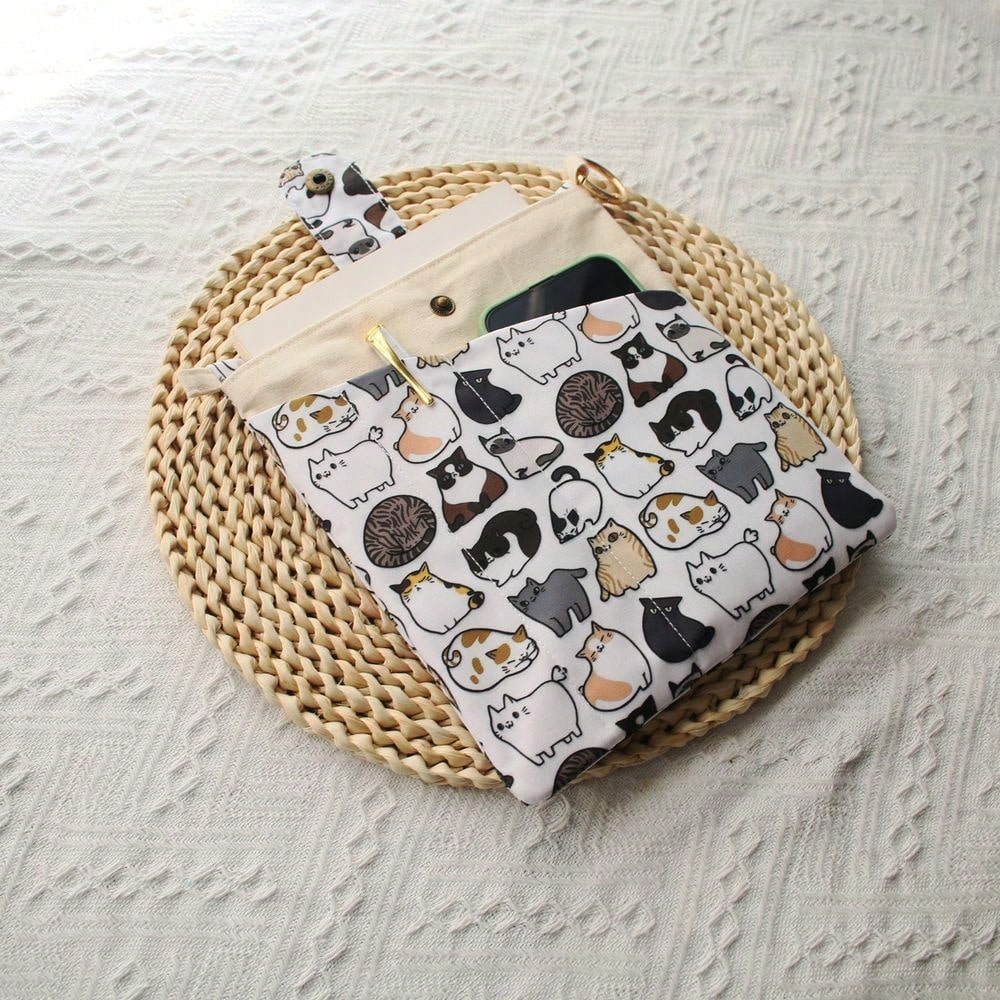 1 Buah Tas Buku Kanvas Kucing  - Ideal Stationery & Office Supply ulasan dan harga