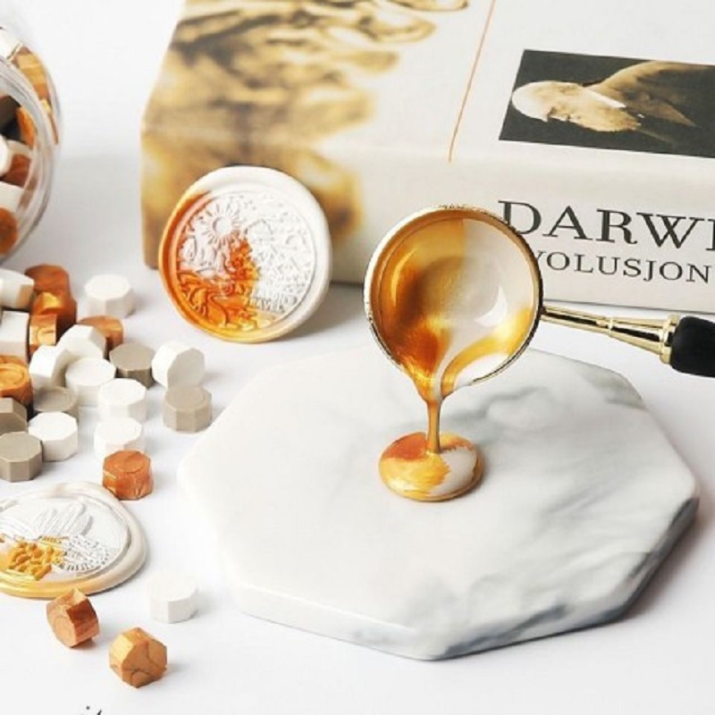 100 Pcs Manik-manik Lilin Sege - Wax Seal Stamp Kit ulasan dan harga