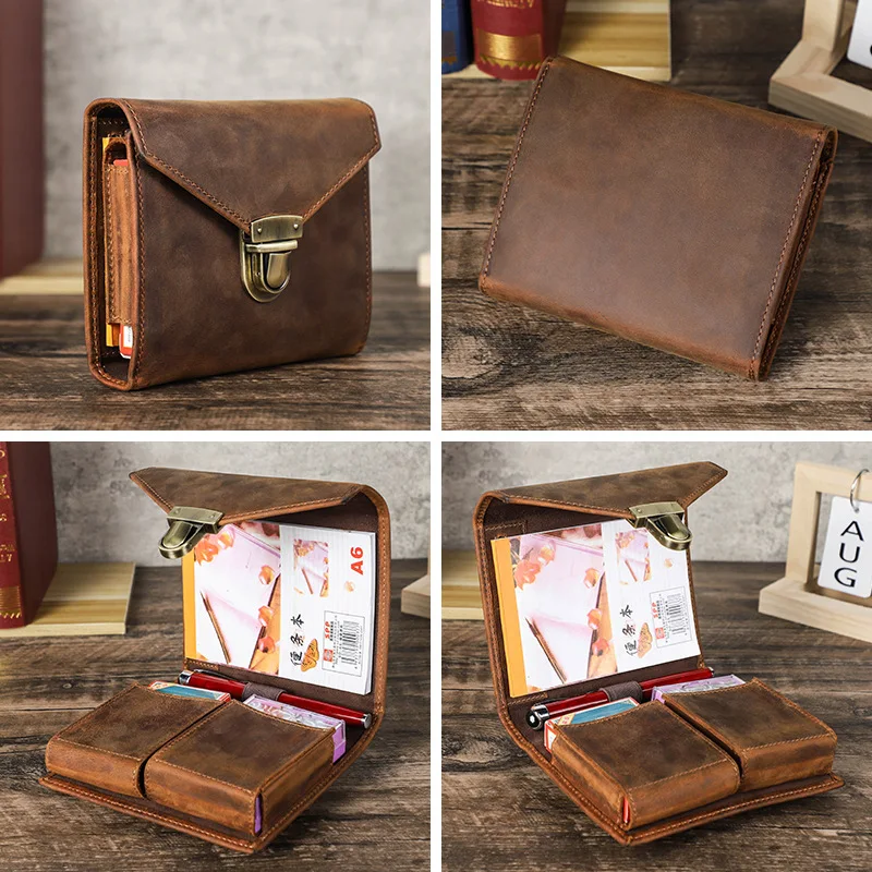 Penutup Notebook kulit Retro m - Stationery Supplies Business ulasan dan harga
