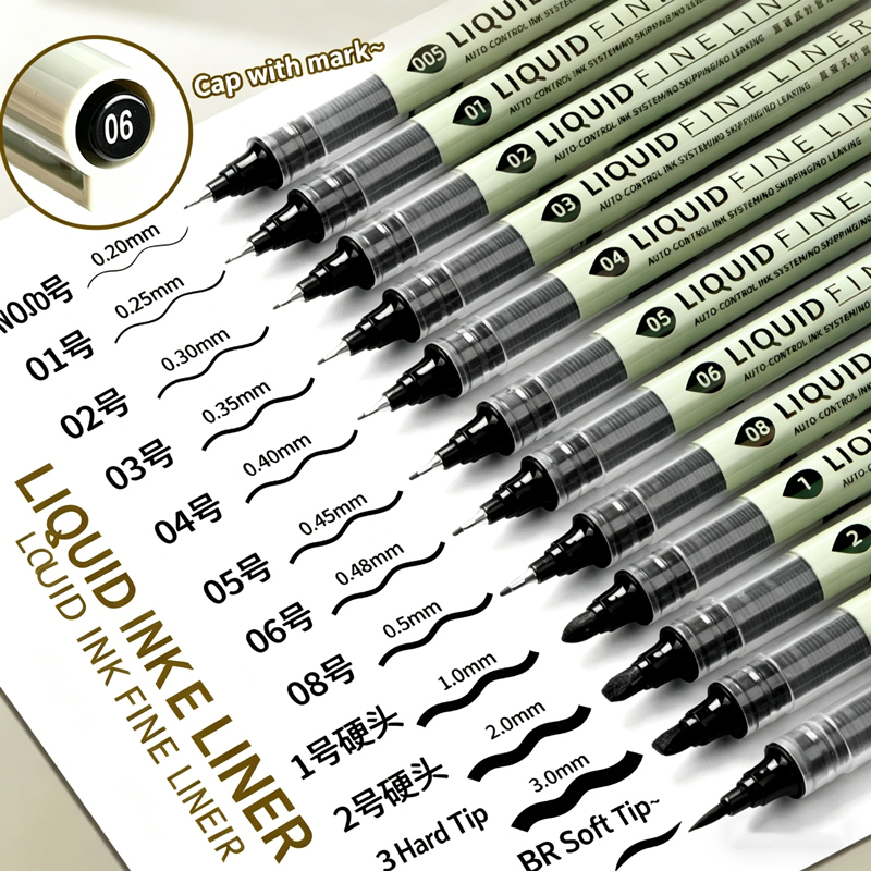 12 Paket Pulpen Fineliner Hita - Copic Marker Sketch ulasan dan harga