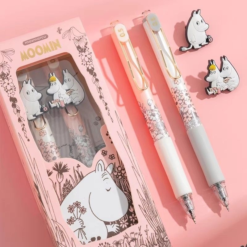 Pulpen Gel Moomin Lucu Dapat D - Stationery Office ulasan dan harga