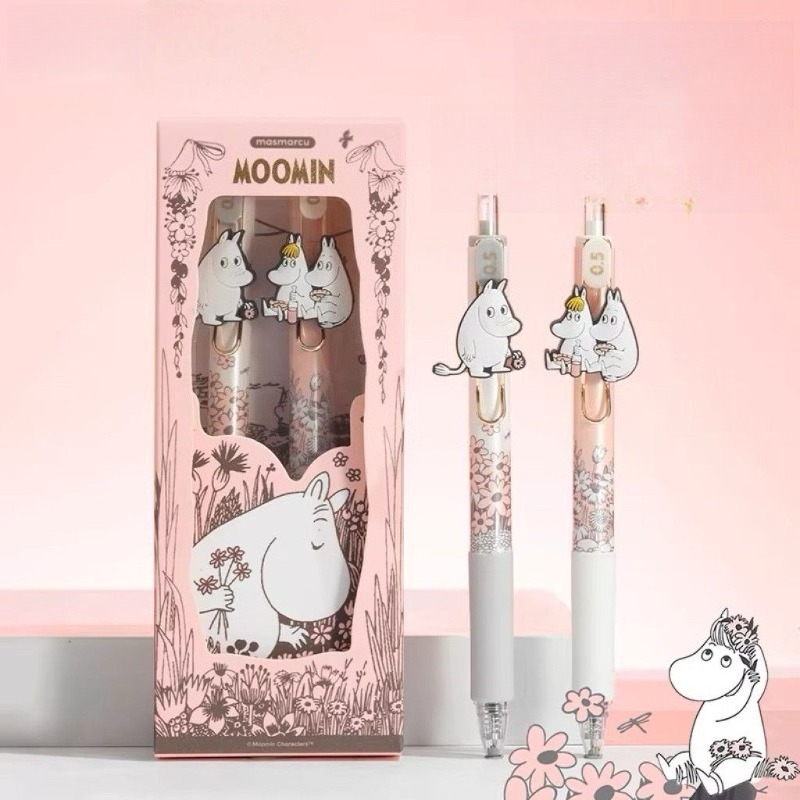 Pulpen Gel Moomin Lucu Dapat D - Stationery Office ulasan dan harga