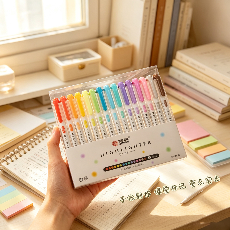 5 Warna Highlighter Pastel Dua - Highlighter Set Pastel ulasan dan harga