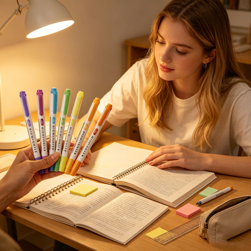 5 Warna Highlighter Pastel Dua - Highlighter Set Pastel ulasan dan harga
