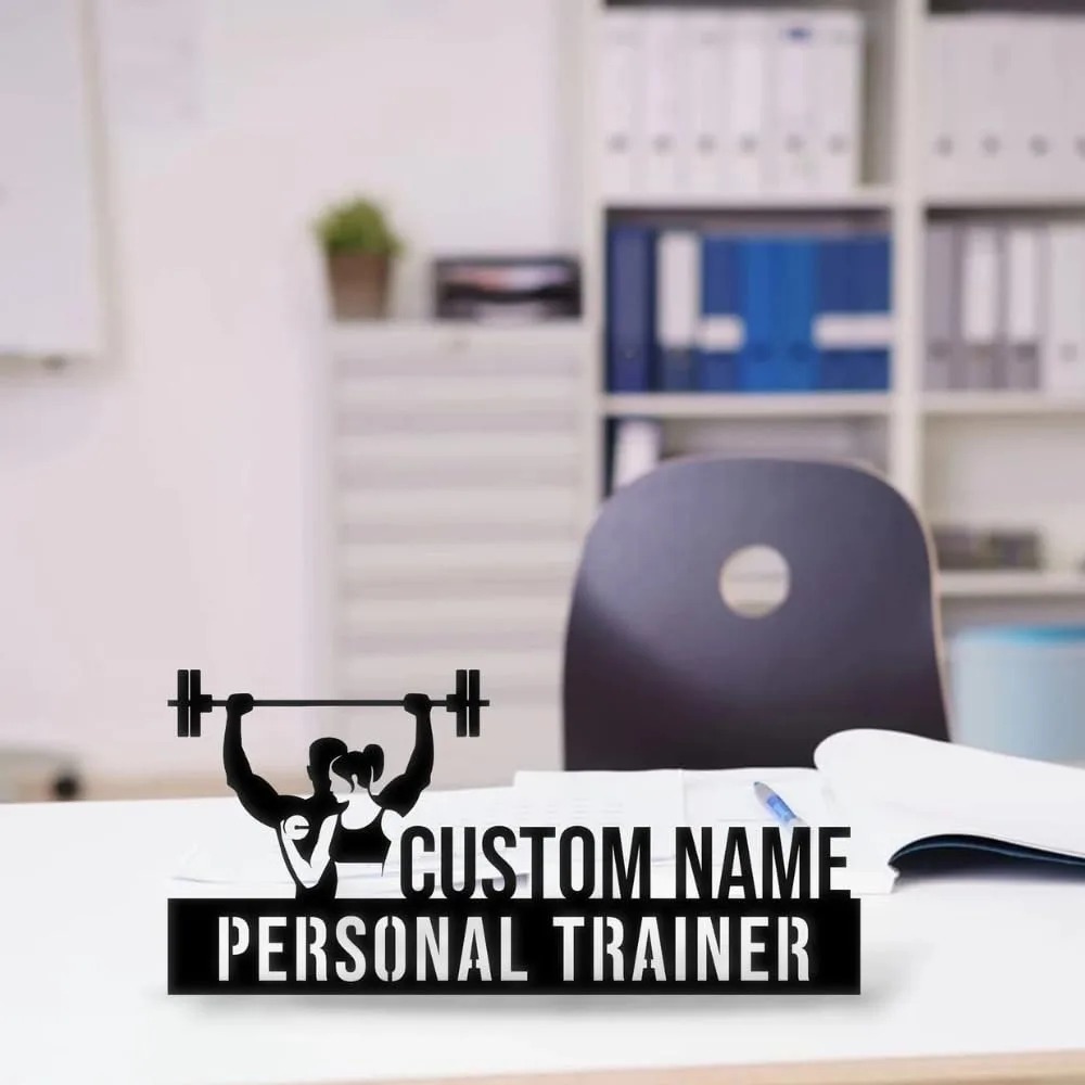 Plakat Nama Meja Logam Pelatih - Desk Name Plate ulasan dan harga