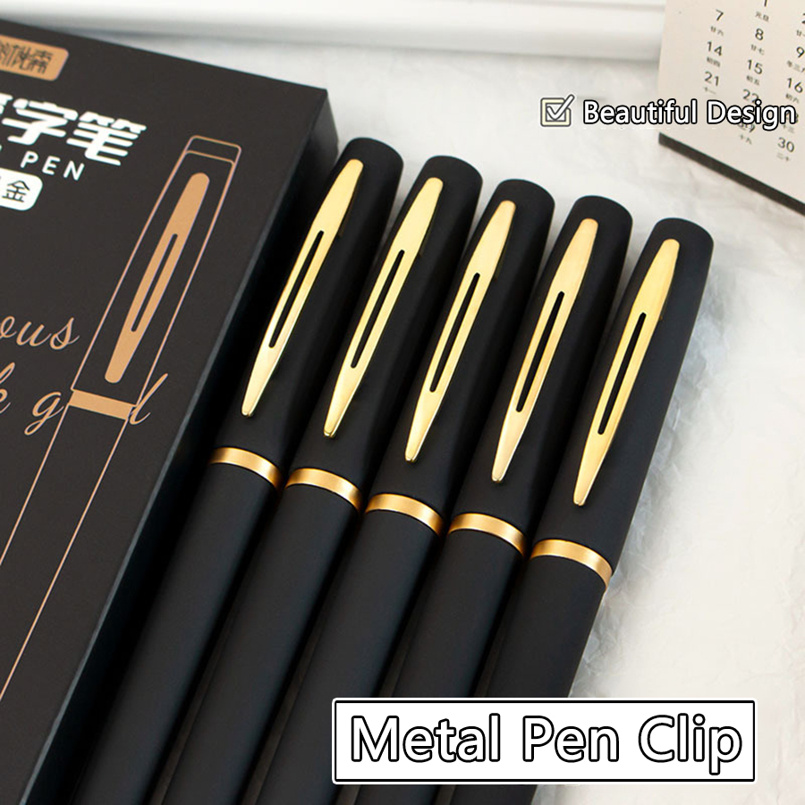 5 Buah/Pak Pena Gel Kapasitas  - Stationery Supplies Business ulasan dan harga