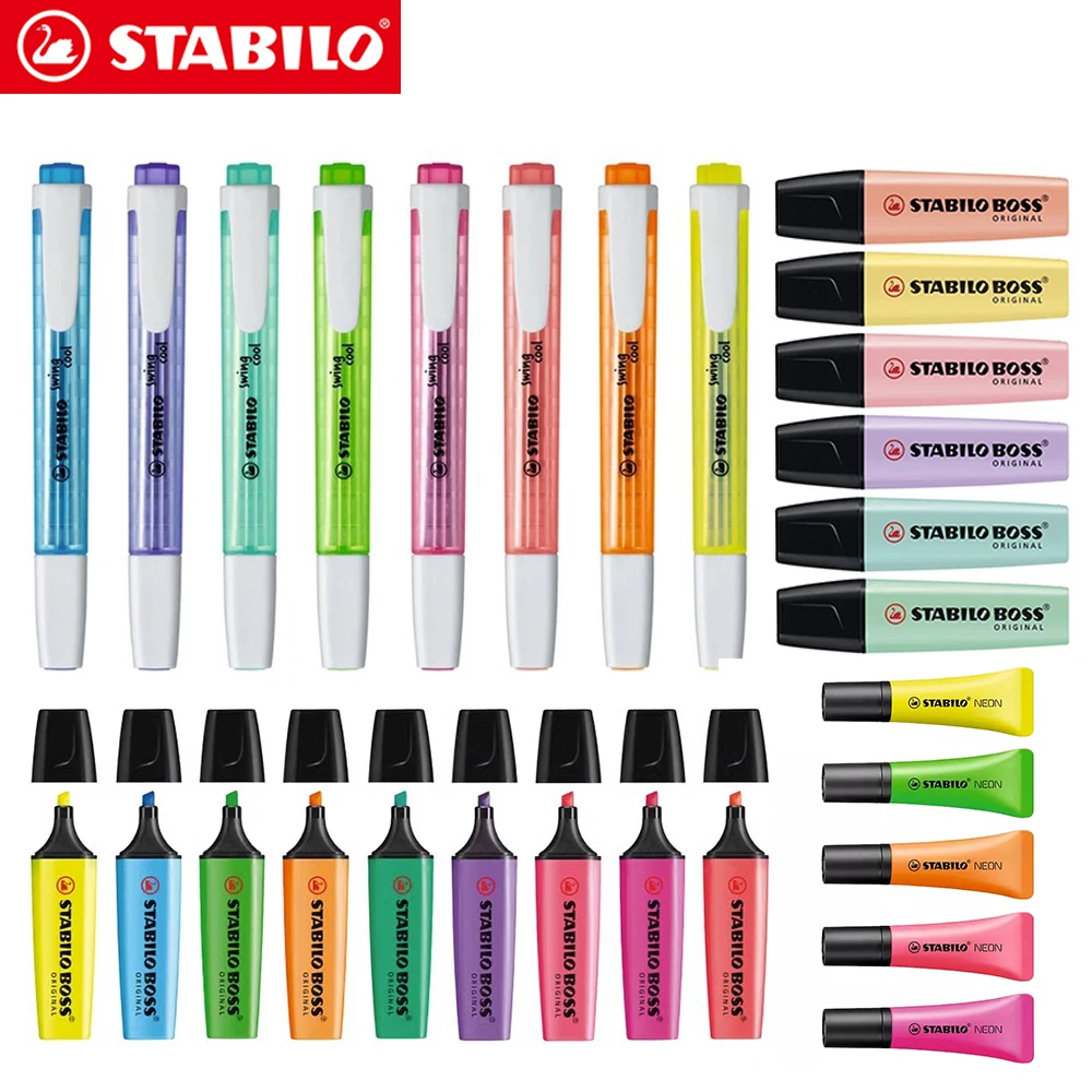 STABILO Set spidol Highlighter - Stabilo Marker Swing Cool ulasan dan harga