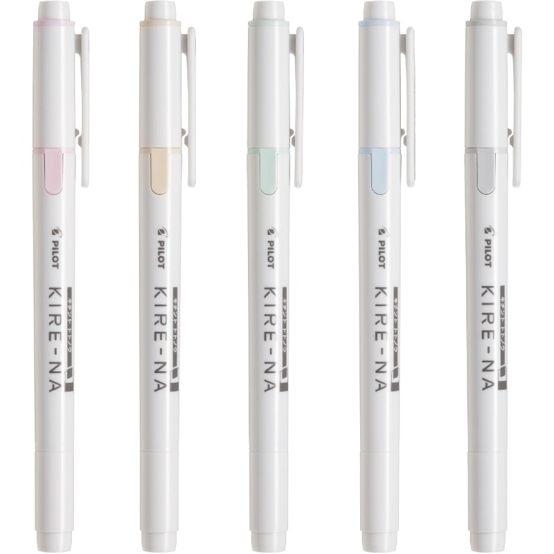 PILOT KIRE-NA Set Pena Highlig - Highlighter Set Pastel ulasan dan harga
