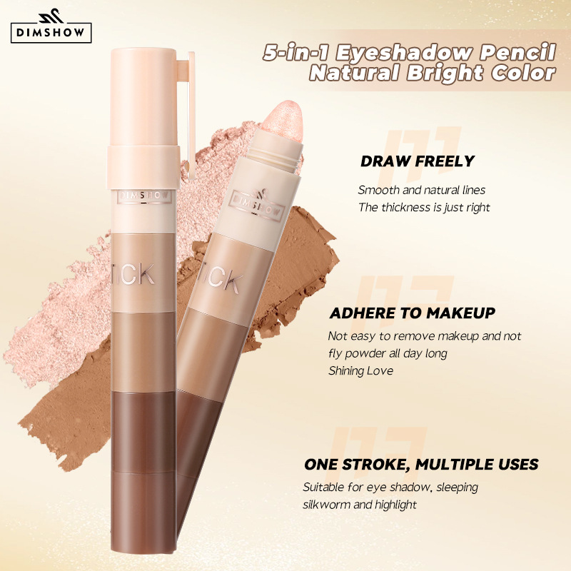 Pena Eyeshadow 5-in-1 Lazy Eye - Highlighter Set Pastel ulasan dan harga