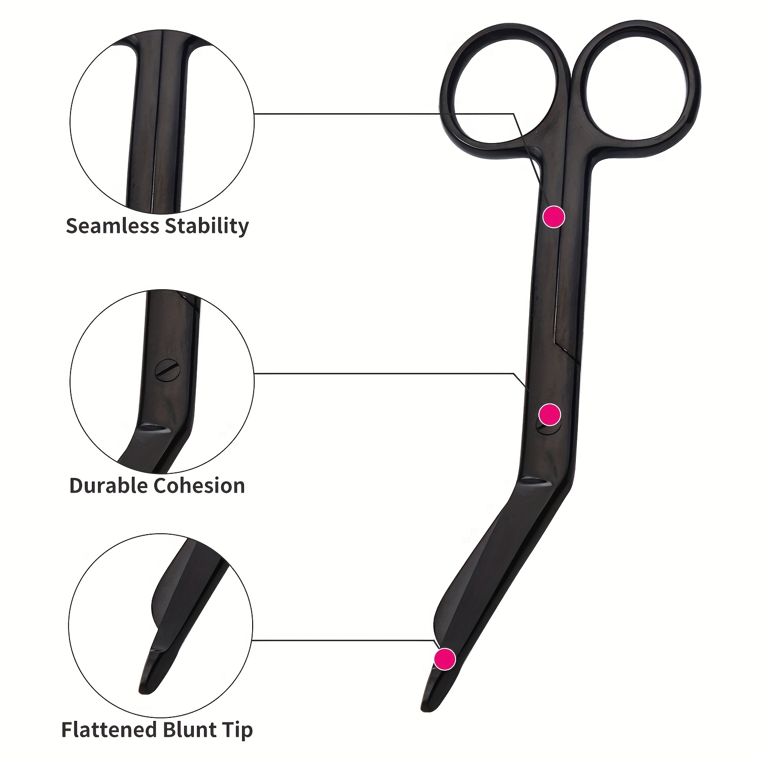 3 Buah Gunting Penghilang Jahi - Scissors Stainless Craft ulasan dan harga