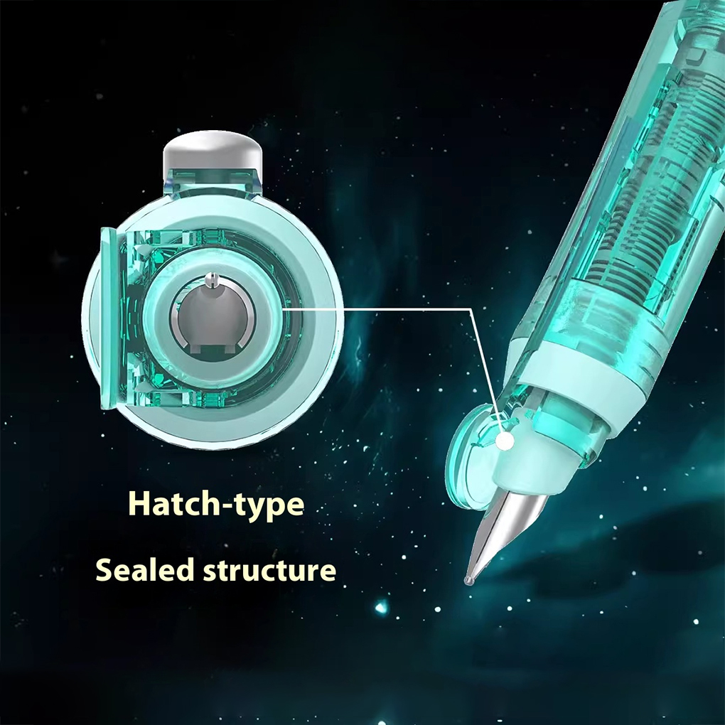Pulpen Retractable Biru dengan - Fountain Pen Ink ulasan dan harga