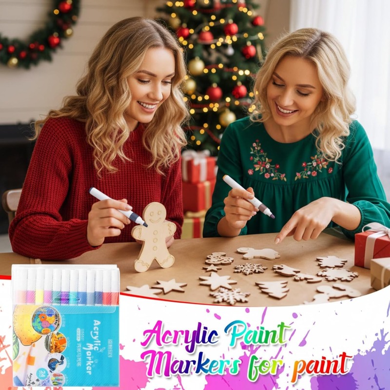 12/24/36 Warna Pena Cat Akrili - Highlighter Set Pastel ulasan dan harga