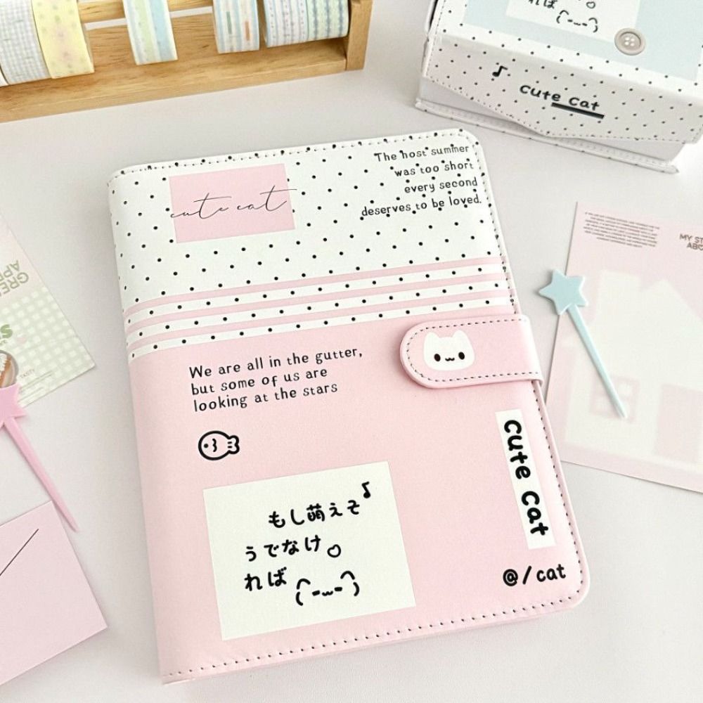 Buku Catatan Korea A5 Loose-le - Notebook Dotted A5 ulasan dan harga