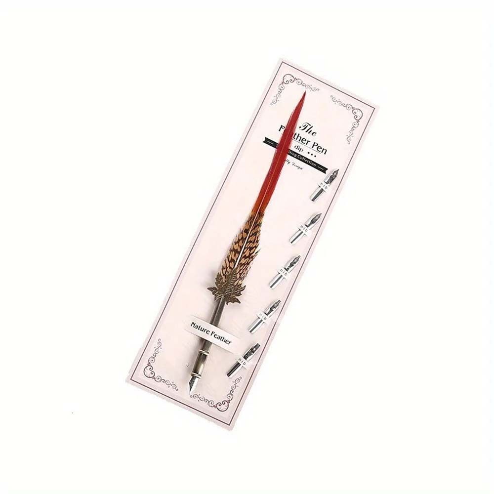 Pena Bulu Merak Antik Eropa Pe - Fountain Pen Ink ulasan dan harga