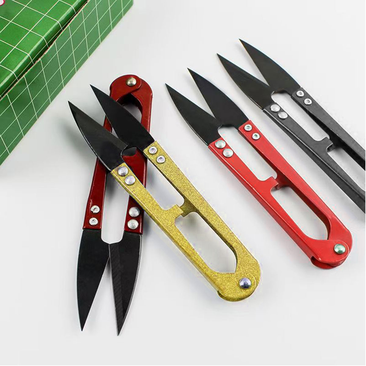 Gunting Pancing Multiwarna Gun - Scissors Stainless Craft ulasan dan harga