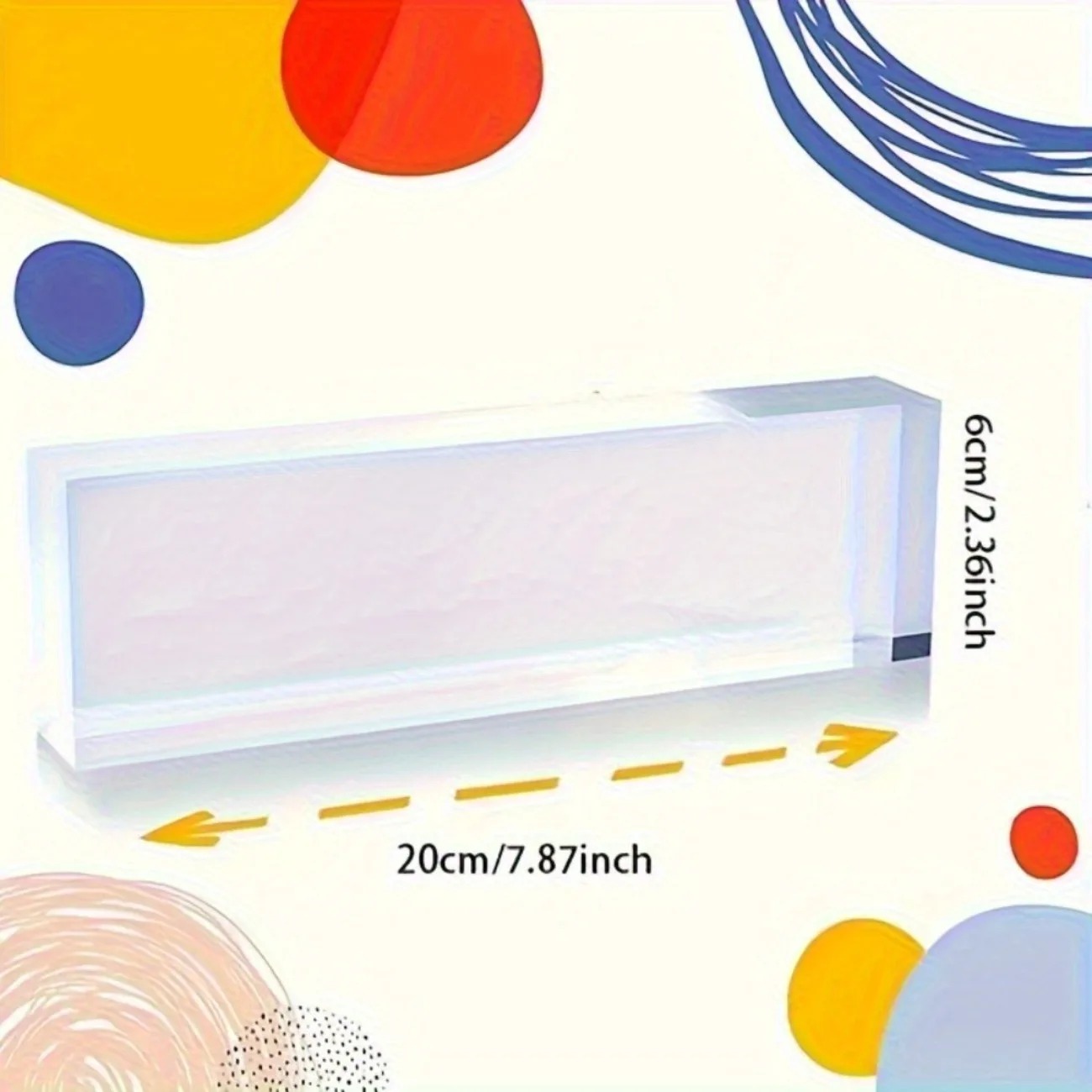 1 buah Papan Nama Meja Akrilik - Desk Name Plate ulasan dan harga