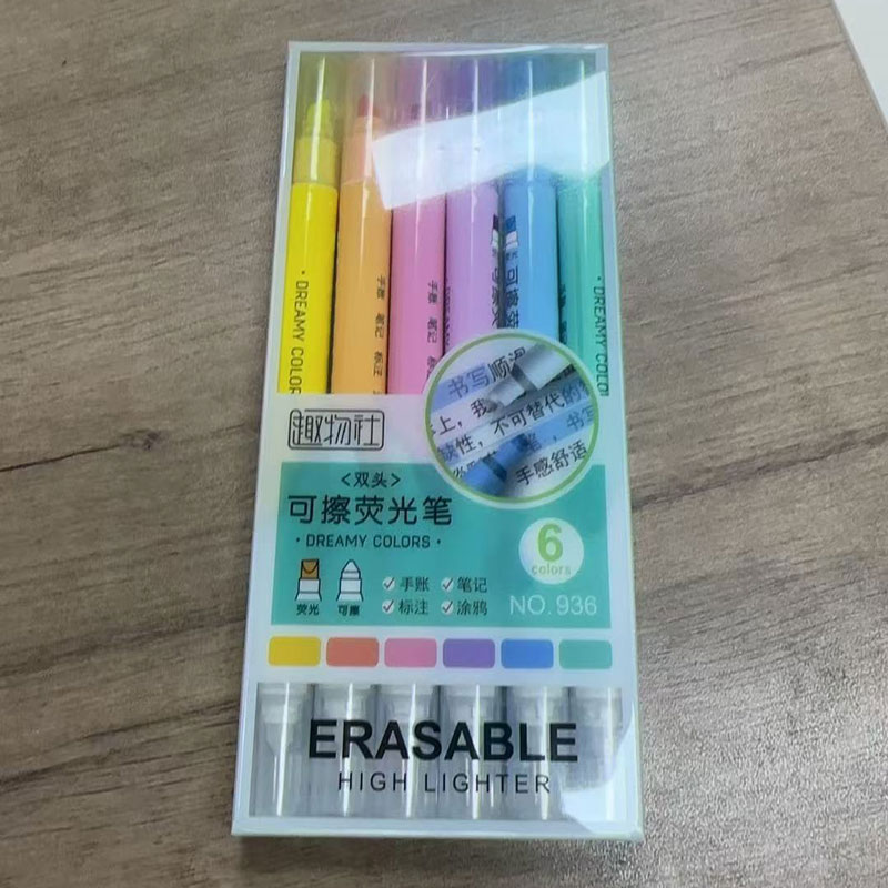 6 Buah Spidol Pastel Penyorot  - Highlighter Set Pastel ulasan dan harga
