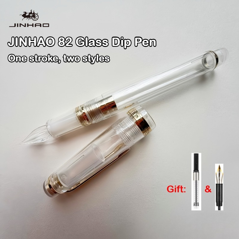 JINHAO 82 Pena Celup Kaca Satu - Fountain Pen Ink ulasan dan harga