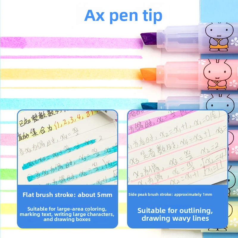 Spidol Highlighter M&G Desain  - Highlighter Set Pastel ulasan dan harga