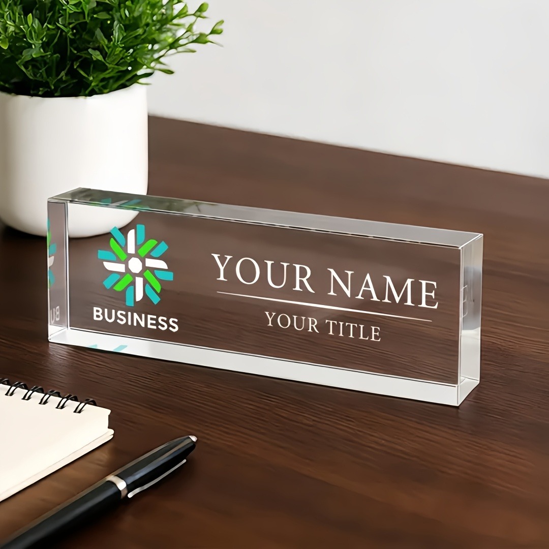 Papan Nama Meja Akrilik 2D Dat - Desk Name Plate ulasan dan harga