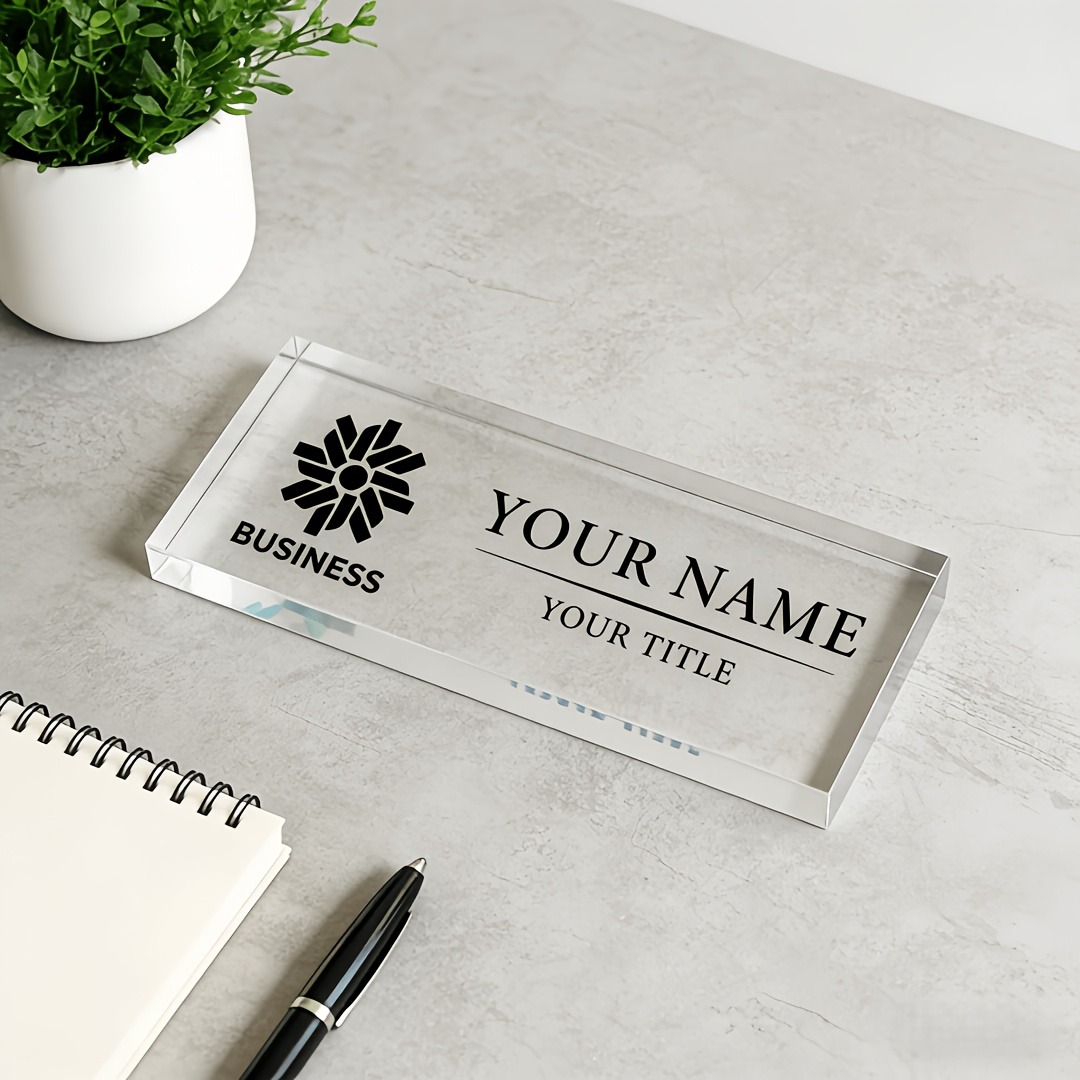 Papan Nama Meja Akrilik 2D Dat - Desk Name Plate ulasan dan harga