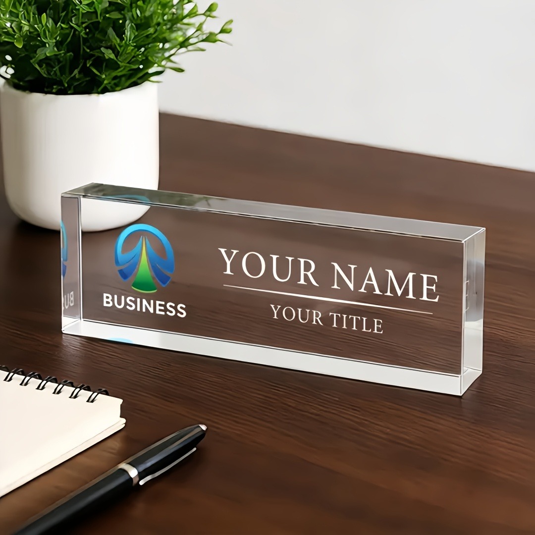 Papan Nama Meja Akrilik 2D Dat - Desk Name Plate ulasan dan harga