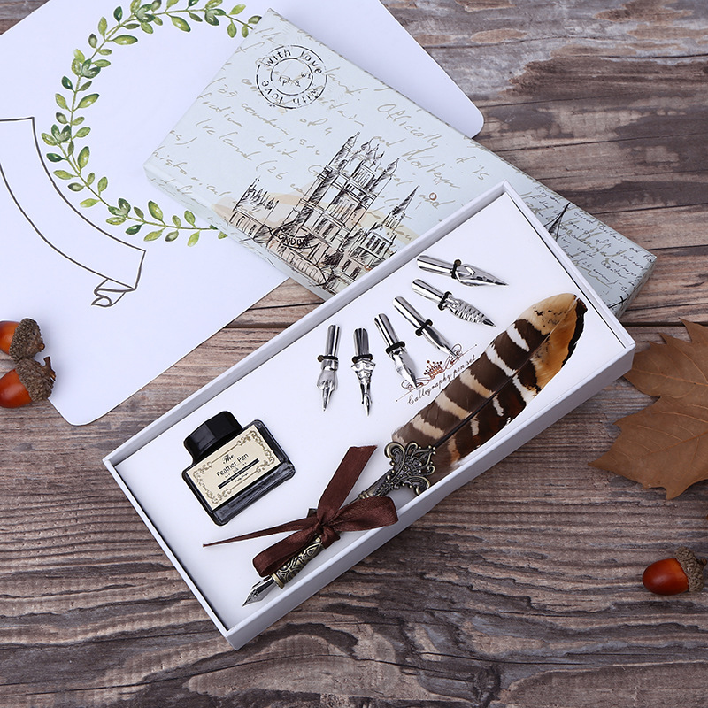 Set Tinta Pena Celup Bulu Retr - Fountain Pen Ink ulasan dan harga
