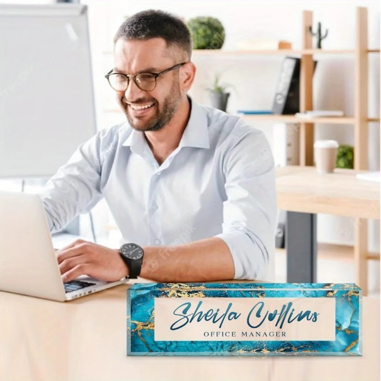 [2D Datar] Papan Nama Meja Akr - Desk Name Plate ulasan dan harga