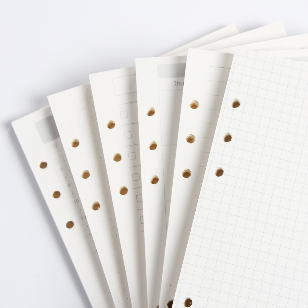 Classic 6 Lubang Binder Notebo - Notebook Dotted A5 ulasan dan harga