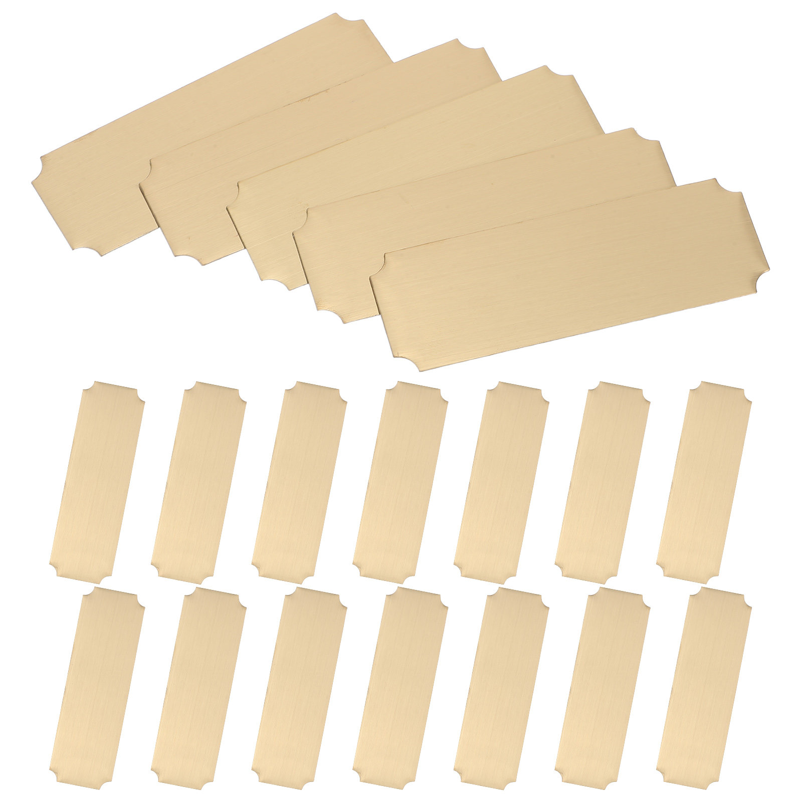 20Pcs Plat Nama Kosong dari Ba - Desk Name Plate ulasan dan harga