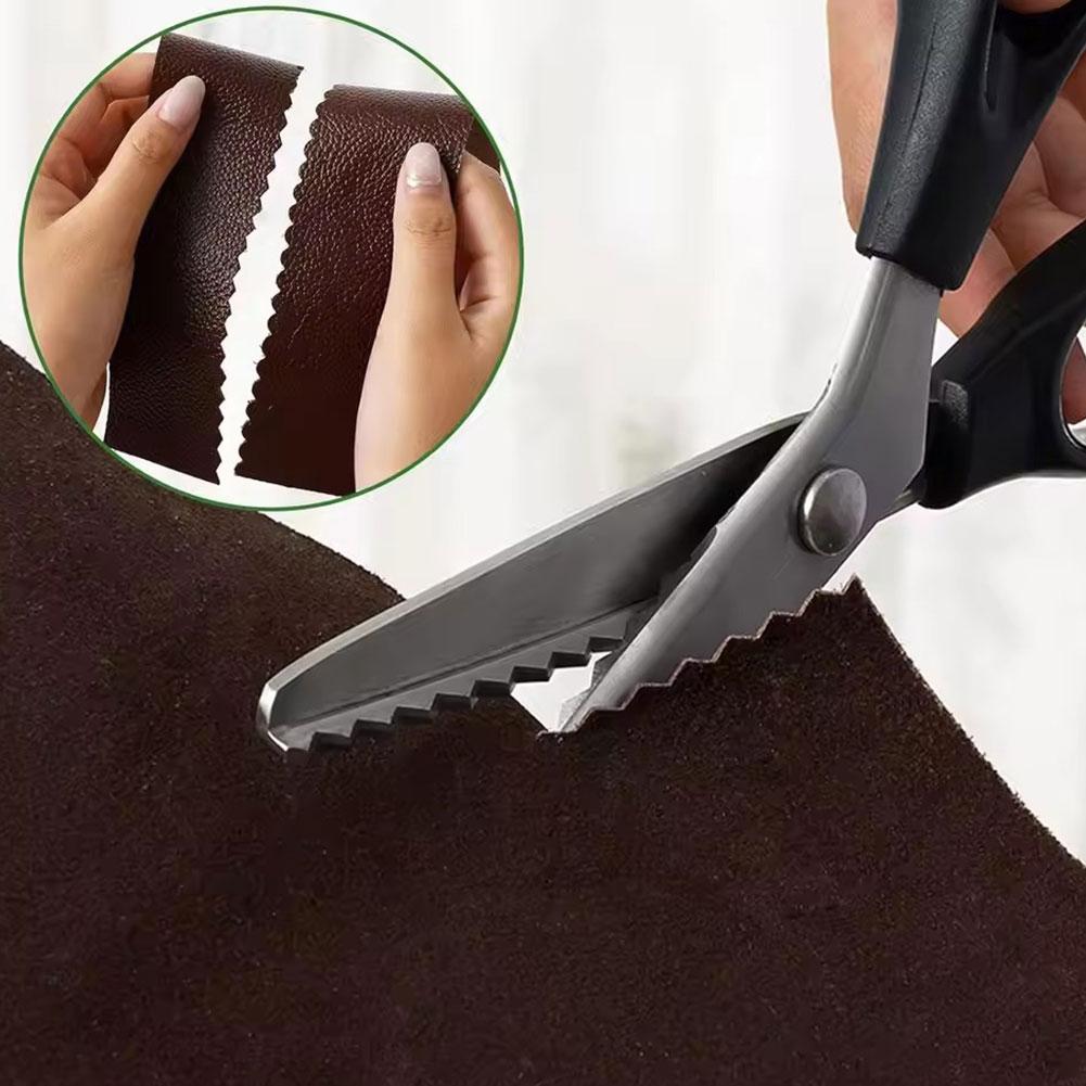 Gunting Zig Zag Baja Anti Kara - Scissors Stainless Craft ulasan dan harga