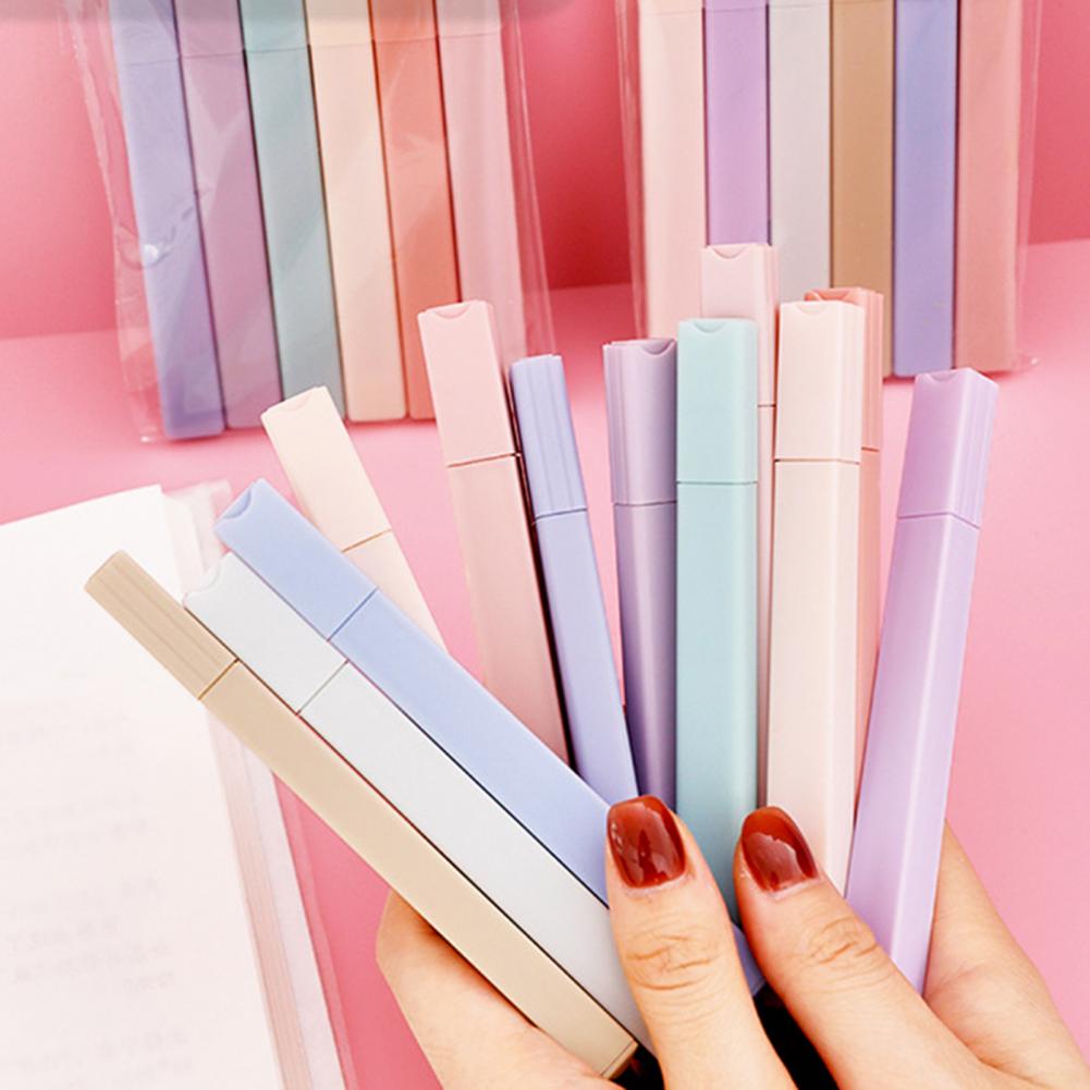 Spidol Warna-warni 6pcs Set Pe - Highlighter Set Pastel ulasan dan harga